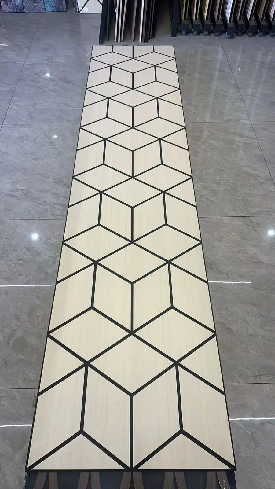 Acoustic panel supplied in the project materials