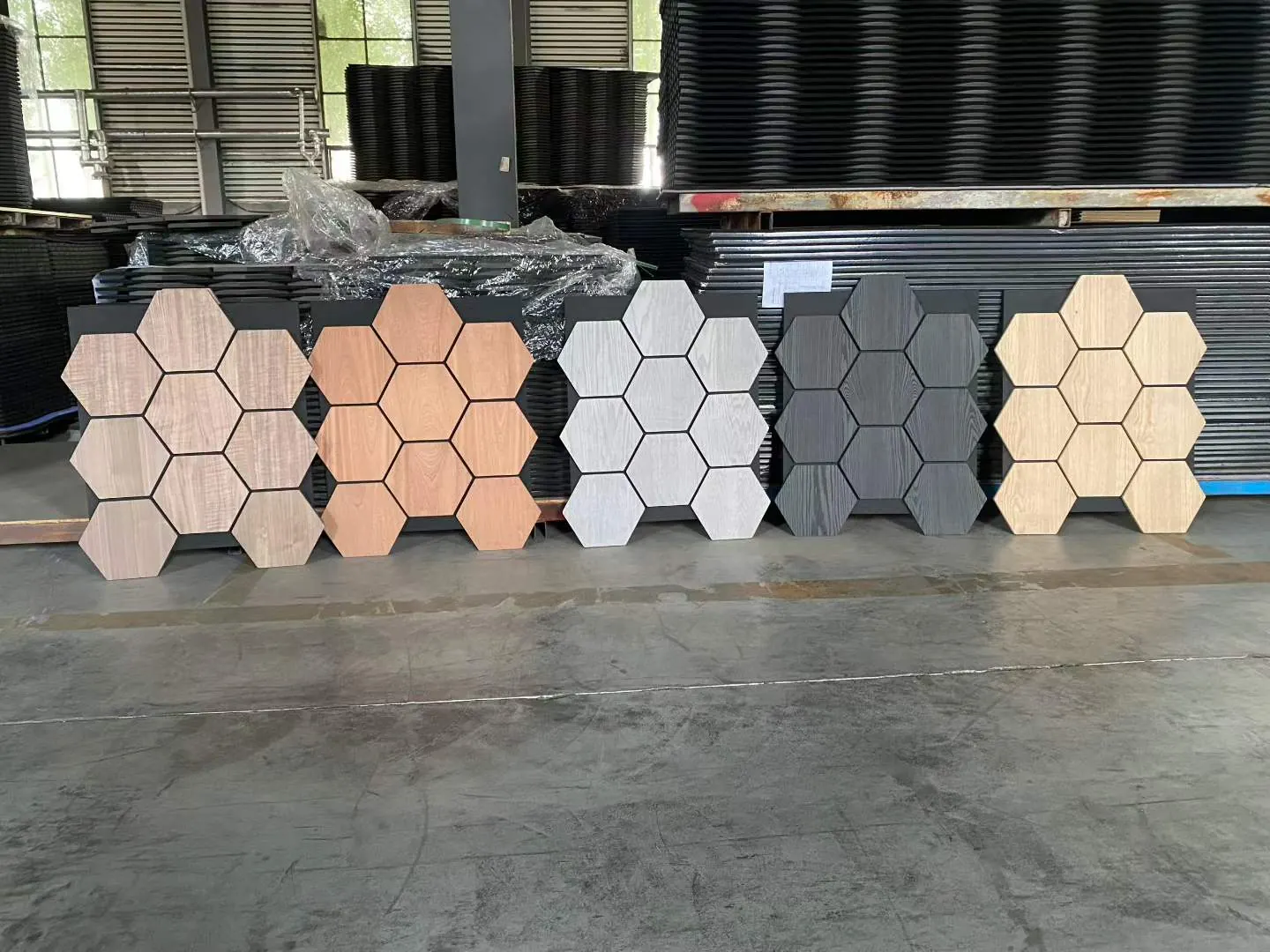 Acoustic panel supplied in the project materials