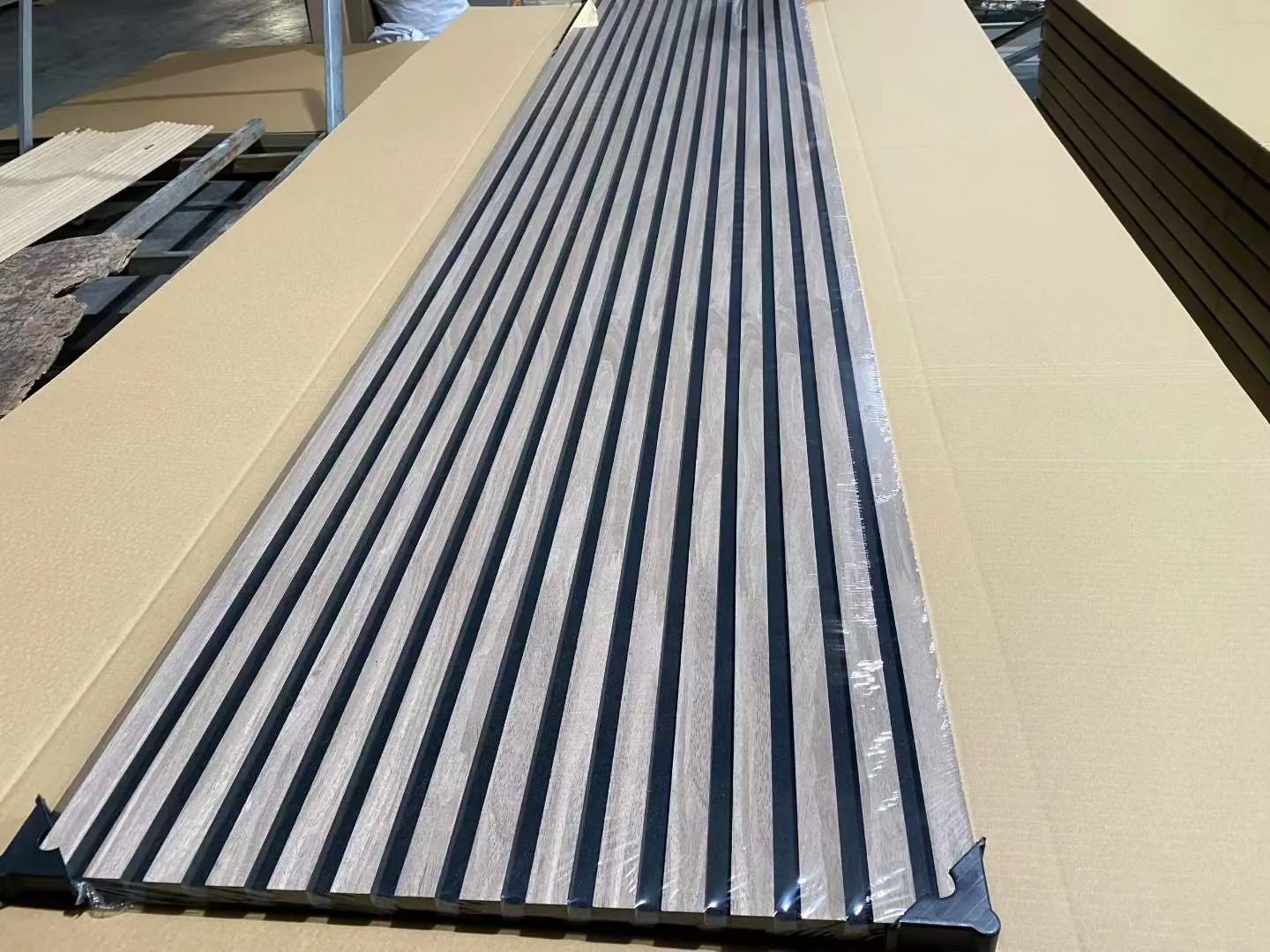 Acoustic panel supplied in the project materials